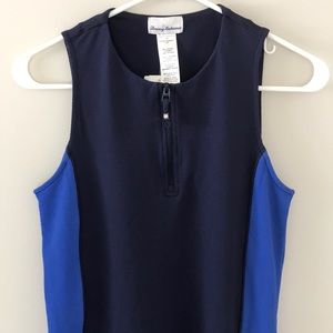 NWT Tommy Bahama Island Cays Colorblock Half Zip Spa Dress